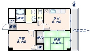 ハイマート新喜多の物件間取画像